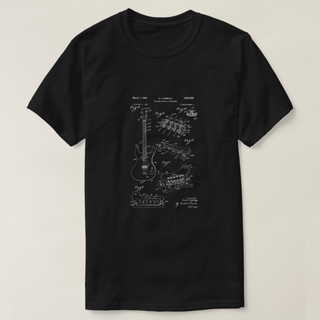 Camiseta Bass Guitar Essential (Frente do Design)