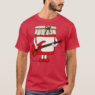 Camiseta Bass Guitar Jam Bhelps Músico Engraçado