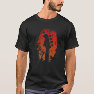 Camiseta Bass Guitar Lover Art Guitarista Bass Players Vint