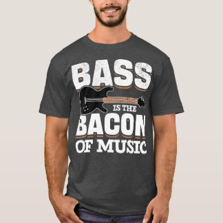 Camiseta Bass Guitar Players Bass É Bacon De Música Bass