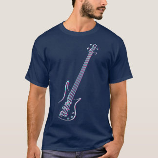 Camiseta Bass guitarra musical Bass player