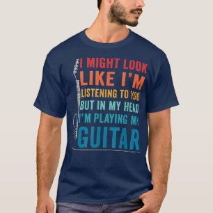 Camiseta Bass Guitarrista Assistente de Música Guitarrista