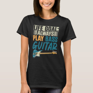 Camiseta Bass Guitarrista Música Guitarrista B