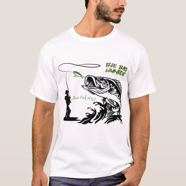 Camiseta Bass Hunter design (Frente)