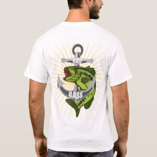 Camiseta Bass Incorreto Com Nome Personalizado De Âncora De