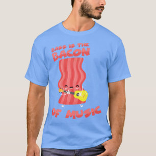 Camiseta Bass is the bacon of music I Guitar rock metal mus