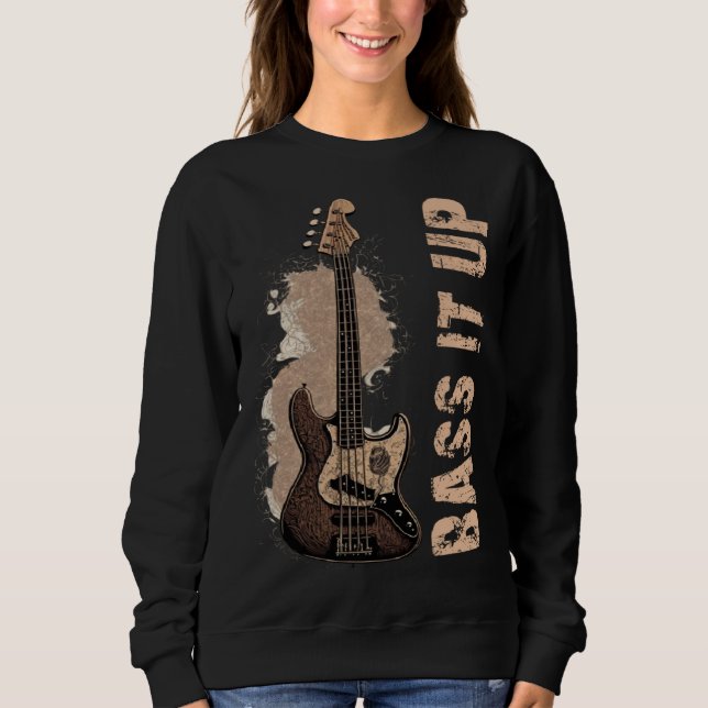 Camiseta Bass it up music musician bassist (Frente)