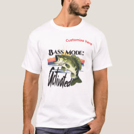 Camiseta Bass Mode: Activated