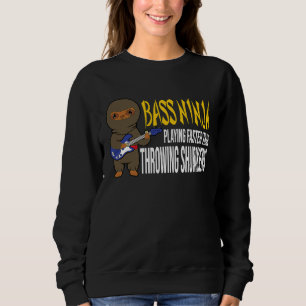 Camiseta Bass Ninja Tocando Mais Rápido Do Que Lançando Shu