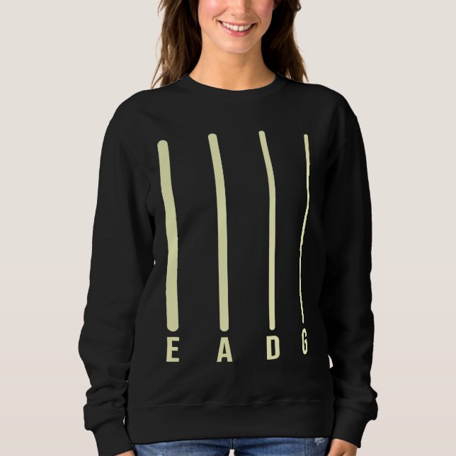 Camiseta Bass Player Bass Strings E A D G Bassist (Frente)