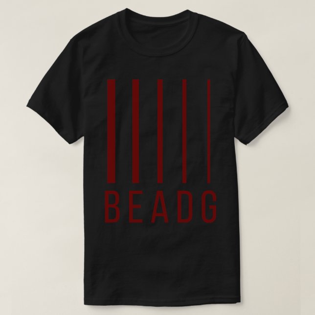 Camiseta Bass Player Gift BEADG 5 String Bass Guitarra 1 (Frente do Design)