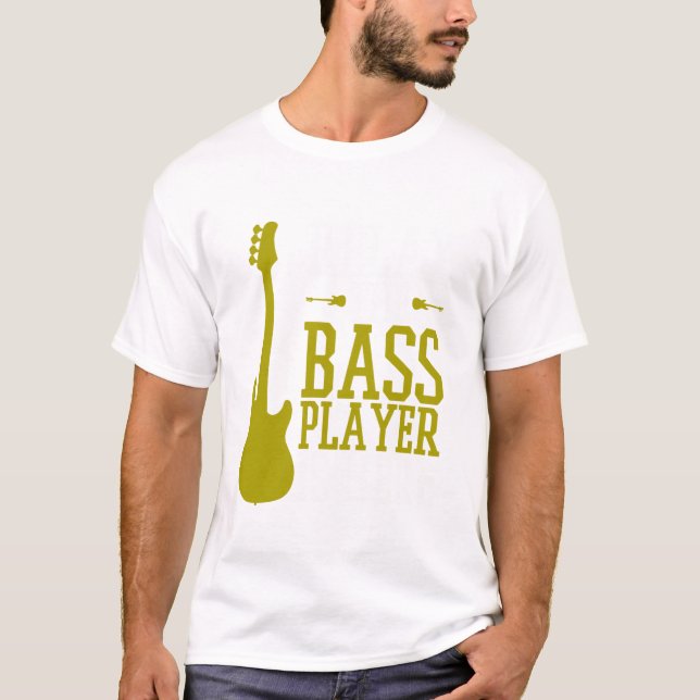 Camiseta Bass Player Guitarrista Rock Metal Sch (Frente)