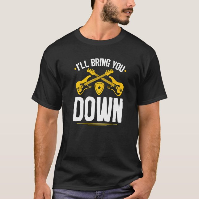 Camiseta Bass Trazê-Lo Para Baixo (Frente)
