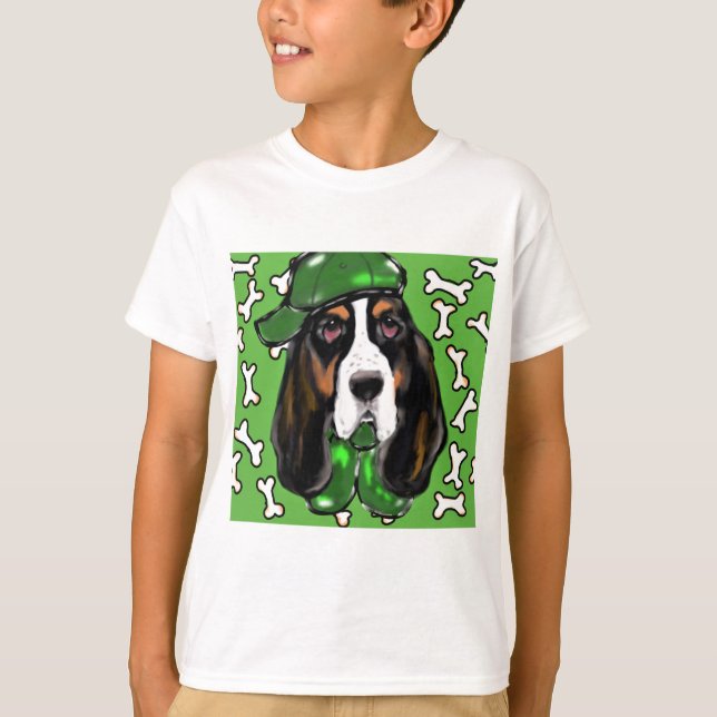 Camiseta Basset Hound (Frente)