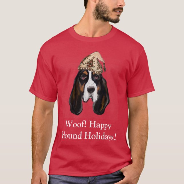 CAMISETA BASSET HOUND (Frente)
