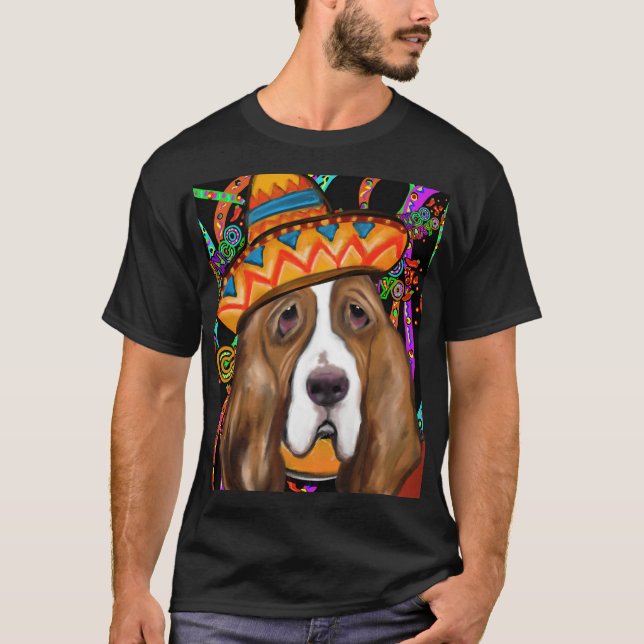 CAMISETA BASSET HOUND (Frente)
