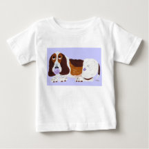 Camiseta Basset Hound Bebê