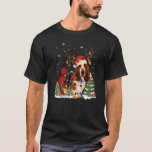 Camiseta Basset Hound Christmas Reindeer Santa Hat Pajama<br><div class="desc">Basset Hound Christmas Reindeer Santa Hat Pajama</div>