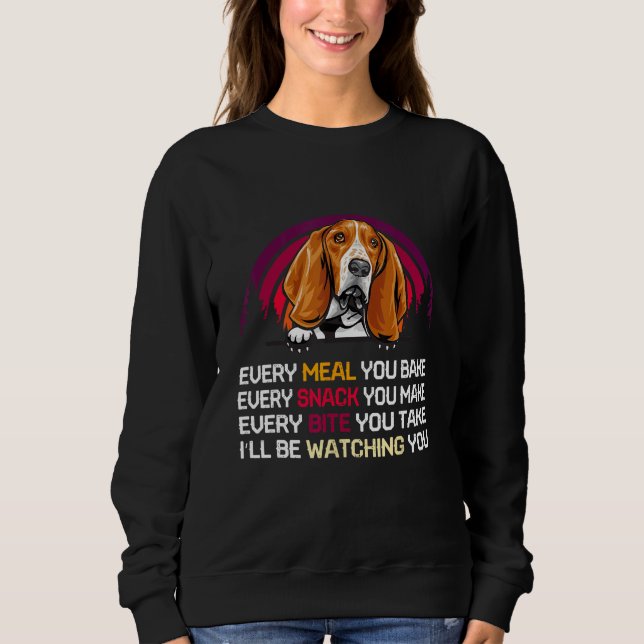Camiseta Basset Hound Dog I ll Be Watching You  Father s Da (Frente)