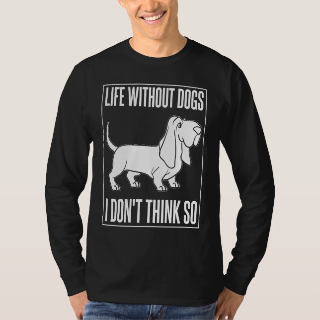 Camiseta Basset Hound Dog Puppies Owner Lover (Frente)