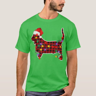 Camiseta Basset Hound Dog Santa Hights Pajama