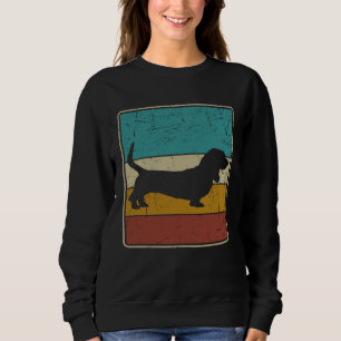 Camiseta Basset Hound Homens Mulheres Basset Hound Cão Vint