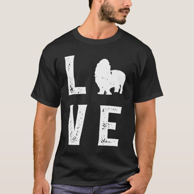 Camiseta Basset Hound Love (Frente)