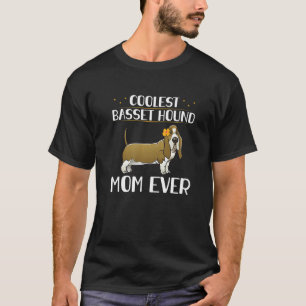 Camiseta Basset Hound Mãe Cachorro Proprietário Cachorro Ca