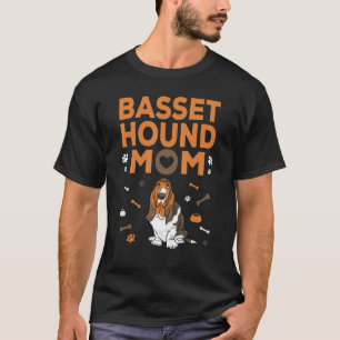 Camiseta Basset Hound Mãe Engraçada Bicho Engraçada Mãe