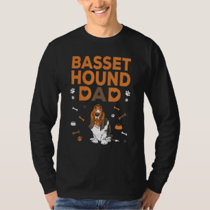 Camiseta Basset Hound Pai Funny Basset Hound Padre Propriet
