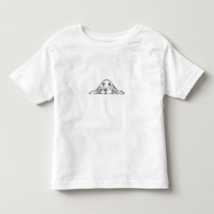 Camiseta basset hound preto branco simples olhos de cachorr
