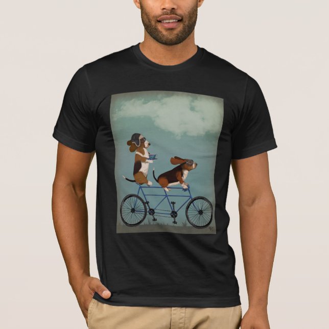 Camiseta Basset Hound Tandem (Frente)