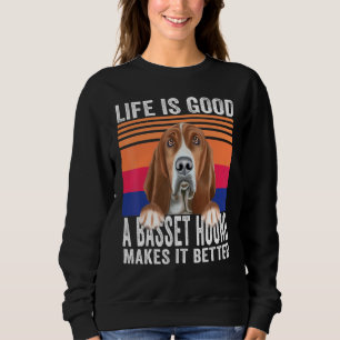 Camiseta Basset Hounds Torna Sua Vida Boa Vintage