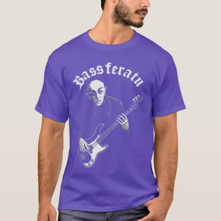 Camiseta Bassferatu Tórrido Horror Músico de Baixo Hallow