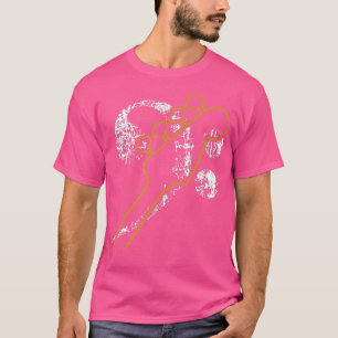 Camiseta Bassguitarneck com Clef de Bass para Banimento de 