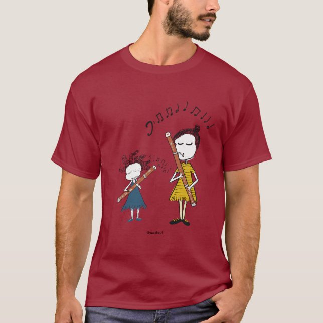 Camiseta Bassoon and teacher (Frente)