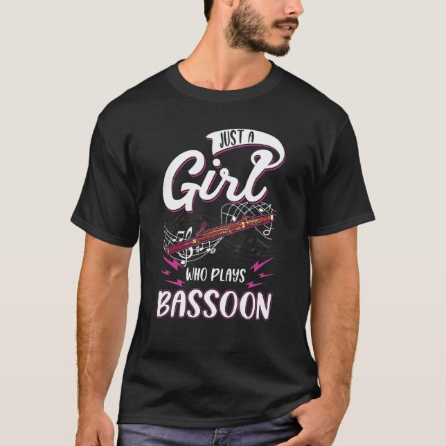 Camiseta Bassoon Girl Bassoon Player Bassoonist (Frente)