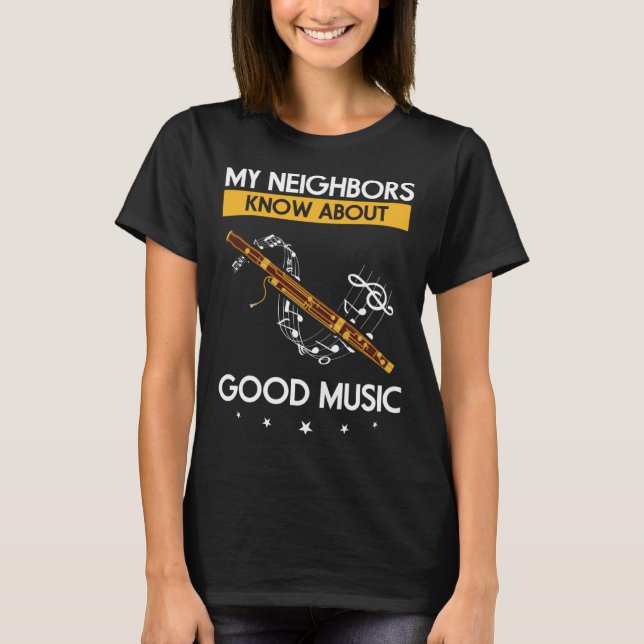 Camiseta Bassoon Orchesta Quote for Bassoon Player 1 (Frente)
