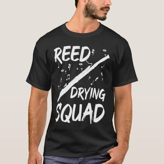 Camiseta Bassoon Reed Drying Squad (Frente)
