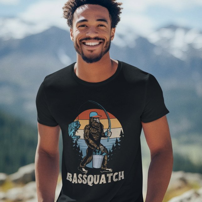 Camiseta  Bassquatch Fun for Bigfoot Lovers (Criador carregado)
