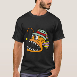Camiseta Bassquatch Piadas de Pesca de Robalo Homens Mulher
