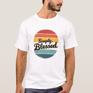 Camiseta Basta abençoar, Basta abençoar a citação motivacio