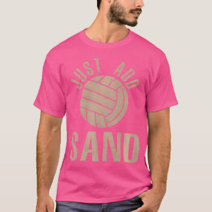 Camiseta Basta adicionar a peça de vôlei de vôlei de areia