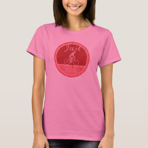 Camiseta Basta Andar Pintinhos Rosa para Ciclistas Feminina