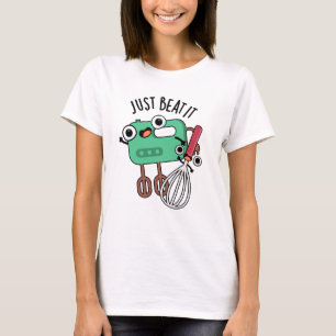 Camiseta Basta Batê-Lo Engraçado Fazendo Um Pun