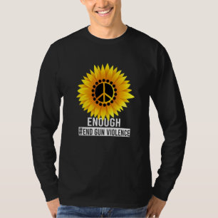 Camiseta Basta de Vestes de violência contra as armas laran