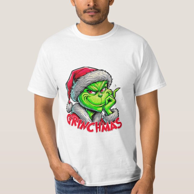 Camiseta Basta desejar o Natal: uma cor mágica de Natal (Frente)