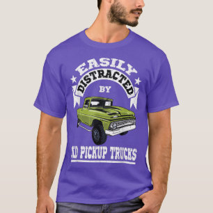 Camiseta Bastante Distraído Por Carro Clássico De Caminhões