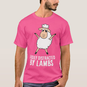 Camiseta Bastante Distraído Por Ovelhas Engraçadas