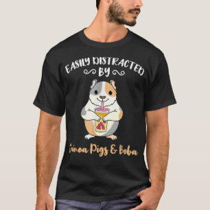 Camiseta Bastante Distraído Por Porcos E Boba Da Guiné 